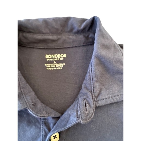Bonobos Standard Fit Men's Polo Bundle Blue Large Pima Cotton Blend - Picture 7 of 8
